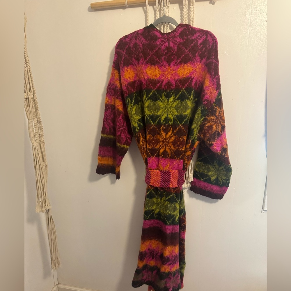 On hold💕 People long belted sweater. SOLD OUT ONLINE! Super cute! Only worn onc - Picture 5 of 10
